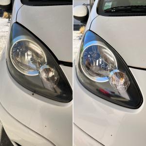 Rénovation optiques de phares (Toyota Aygo)